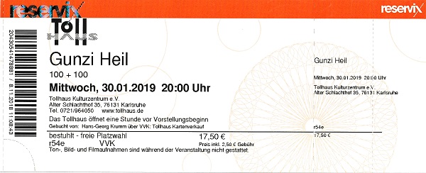 Gunzi Heil Ticket
