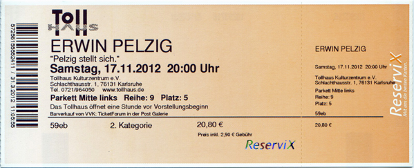 Ticket Pelzig