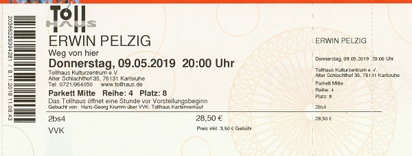 Ticket Erwin Pelzig