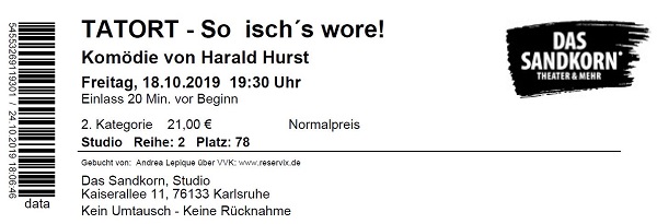 Ticket Tatort