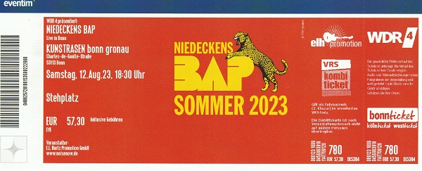 Ticket BAP Bonn
