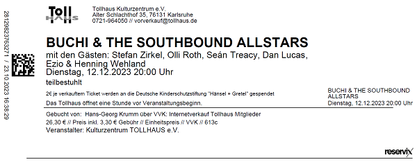 Ticket Buchi and
                the Southbound Allstars